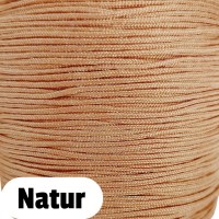 Satinschnur 0,8mm natur